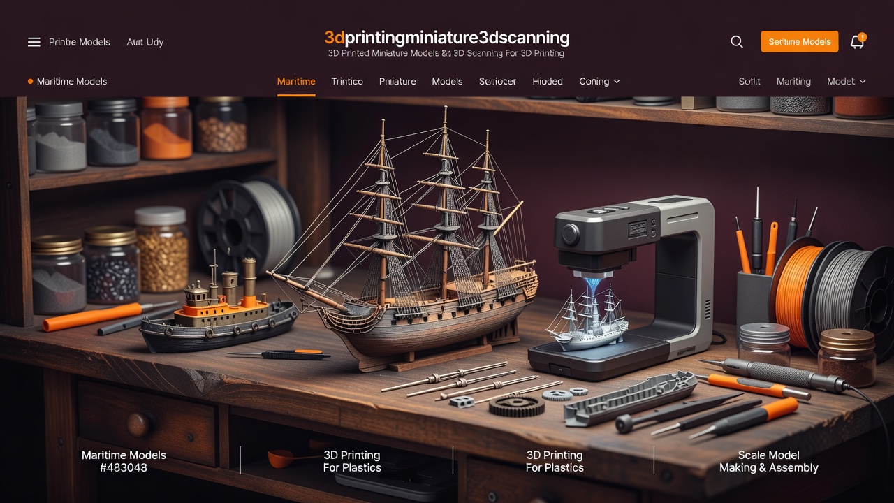 Machined-looking metal maritime fittings and nozzle geometry after 3D print and finish